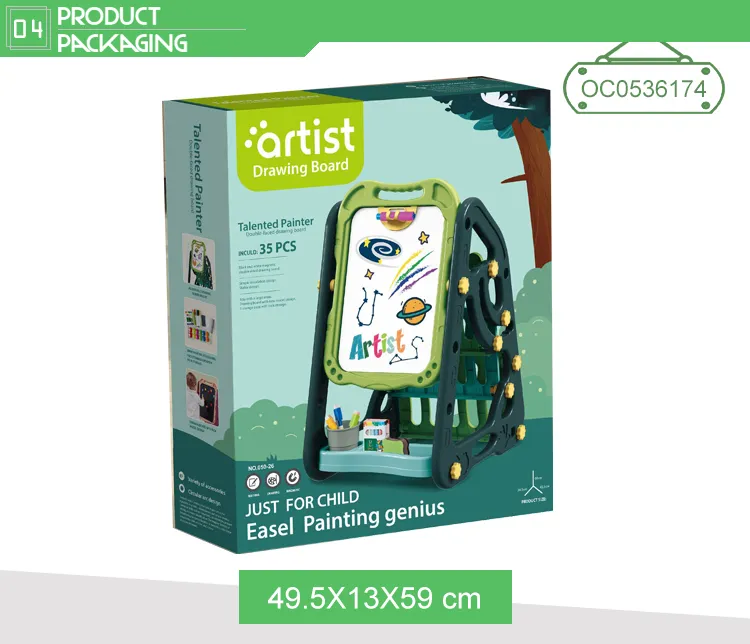 Wholesale Montessori Double Sided Magnetic Writing and Drawing Kids Learning Toys Board