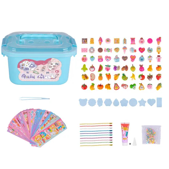 Girl Creative DIY Handmade Play Set 3D Stickers for DIY Glitter Cards Wholesale Educational Toy