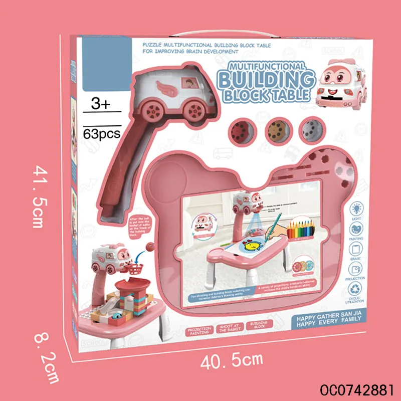Montessori Children LED Light Projector Painting Art Desk Table Wholesale Magnetic Drawing Board
