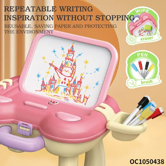 Wholesale Early Montessori Educational Drawing Table Set Learning Popular DIY Toys for Kids