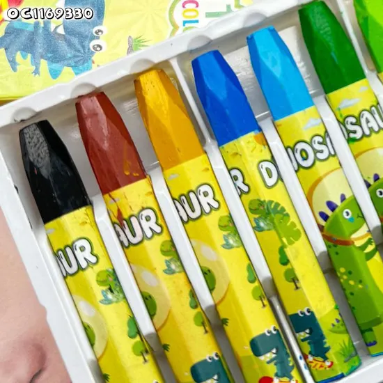 Wholesale Painting Dinosaur Parking Artist Tools and Art Materials Set Pencil Crayons Box Set Drawing Toy for Kids