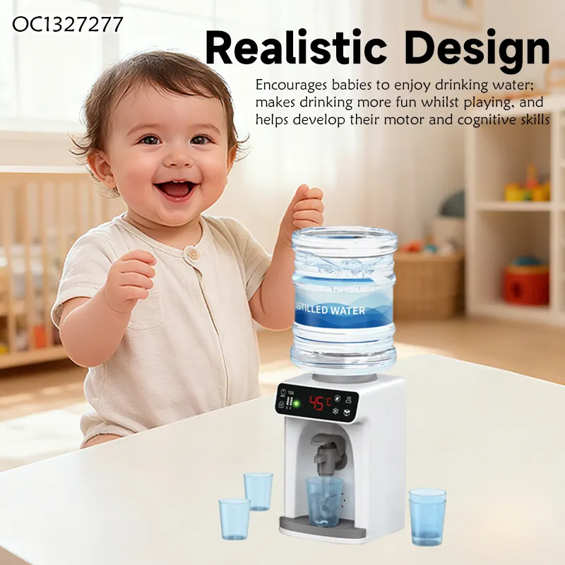 Wholesale Best Small Household Appliances Mini Water Dispenser Children's Plastic Kitchen Simulation Tool Toys for Baby with Spray Function