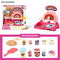Multi-Accessories Fun Children Tools Pretend Game Fast Food Toys Kids Afternoon Coffee Machine Tea Plastic Toys