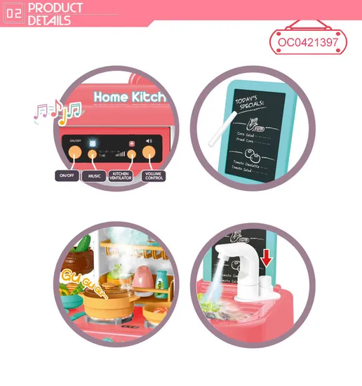 Luxury Best Spray Kitchen Table Wholesale Plastic Children House Play Set Toys for Girls