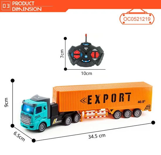 Wholesale Plastic Model Small Van Remote Control Truck Car Toy for Kids