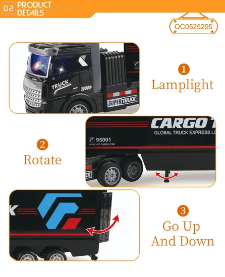 Wholesale Plastic 1: 48 Scale RC Remote Control Truck Toys for Kids