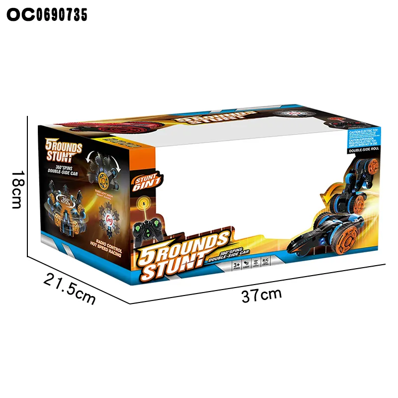 Electric High Speed 360 3 Wheel RC Stunt Remote Control RC Car for Kids