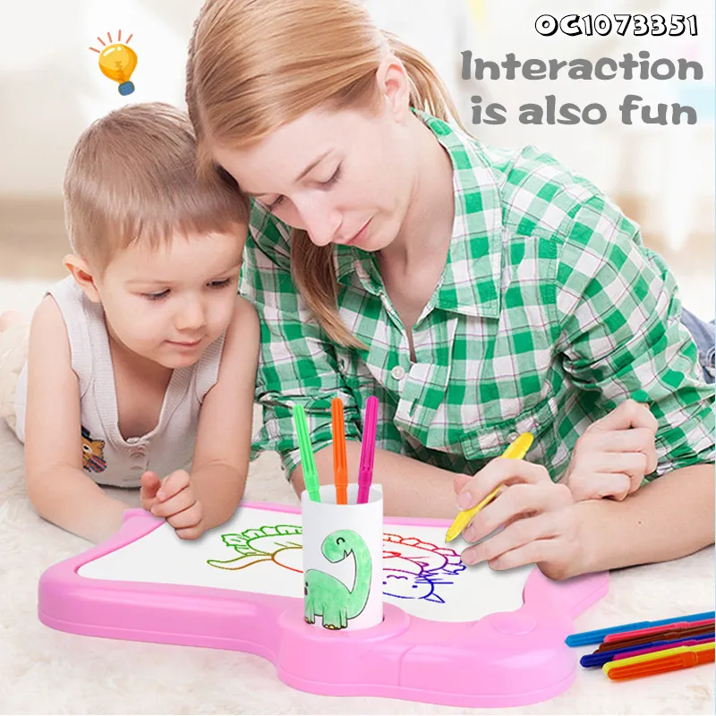 Wholesale Educational Erasable Painting Doodle Toy Clear Kid Magnetic Writing Children Drawing Board