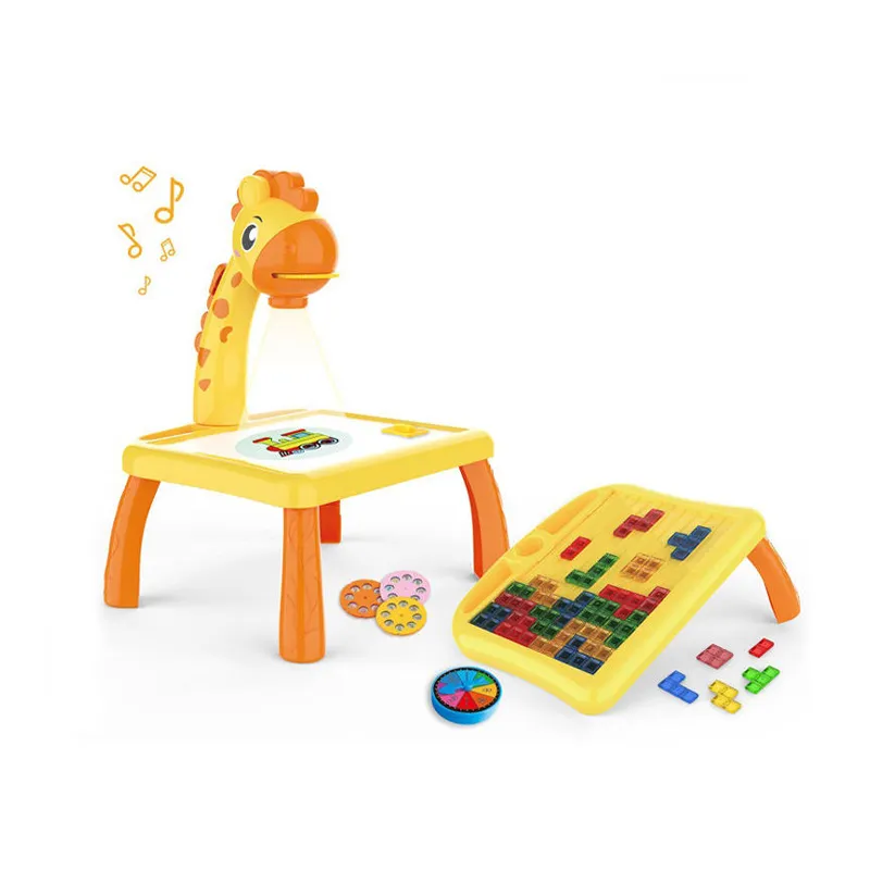 Children Early Learning Electronic LED Trace Magnetic Draw Painting Board for Kids