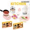 Wholesale Electronic Mini Real Pretend Cooking Children House Play Kitchen Toys Set for Kids
