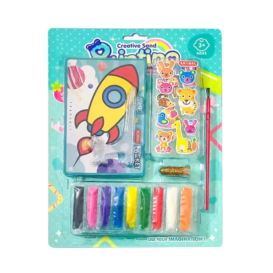 Wholesale Educationalpainting Colored Kids Early Childhood Education DIY Art Cartoon Montessori Drawing Book Toy for Kids