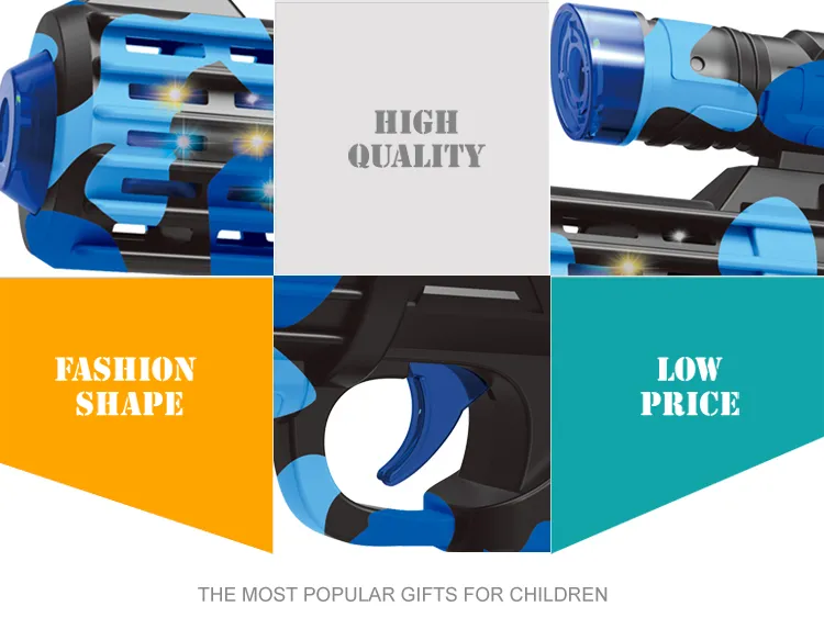Hot Selling Kids CS Game Gun Electric Gun with Laser Light Sound