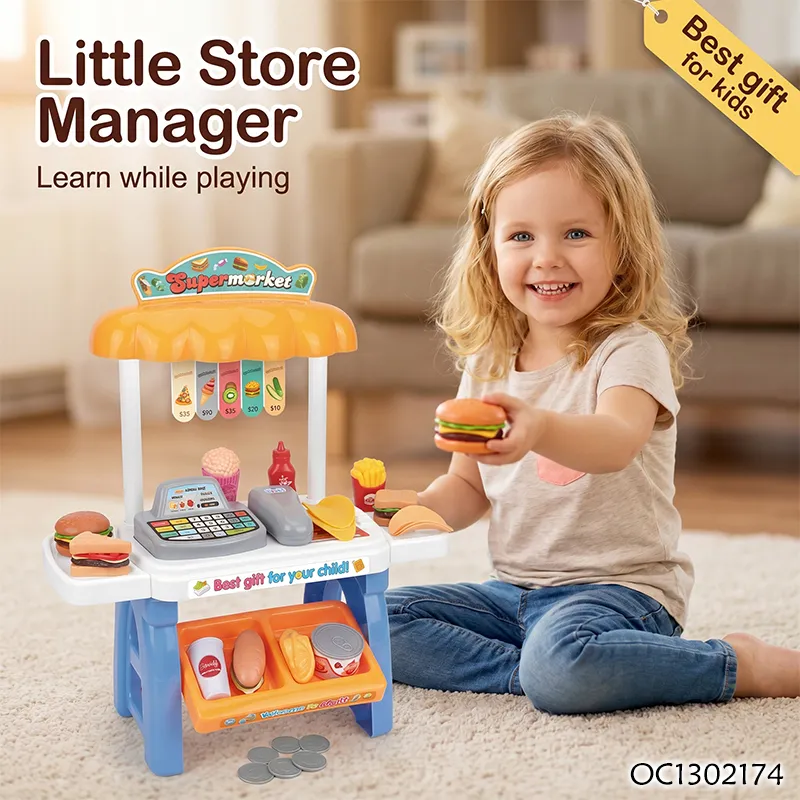 Wholesale Kids Pretend Play Food Plastic Pretend Role Play Toy Kids Children's Kitchen Set