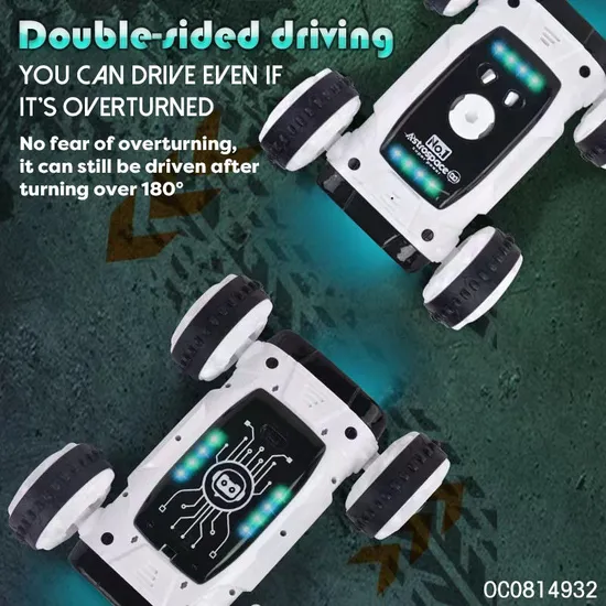 Wholesale Two Sides Drift RC 360 Rolling Stunt Scale Model Toy Car High Speed for Kids