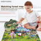 Plastic Dinosaur Storage Box Small Jurassic PVC Animal Toys Packaged Animal Simulation Dinosaur Model Series Toy for Boys