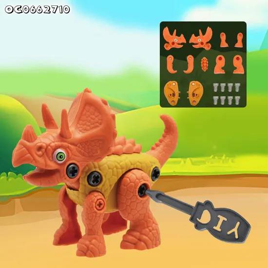Wholesale Montessori DIY Educational Animal Set Dinosaurs Plastic Toys for Children