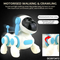Popular Plastic Battery Operated Animals Walking Electronic Robot Dog Model Light Music Toys Dog for Kids