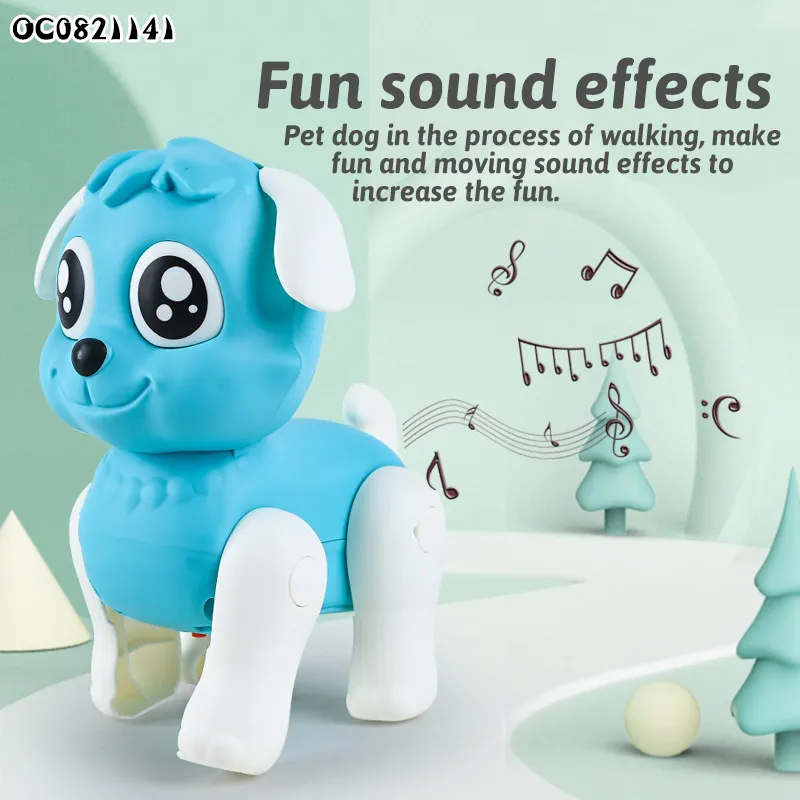 Light Music Wholesale Battery Operated Plastic Animal Light Music Electric Toy