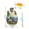 Assembling Toy Dinosaur Model Educational Handmade Graffiti Craft Toy Color Dinosaur Parts Plaster Paint Game Boy Toy