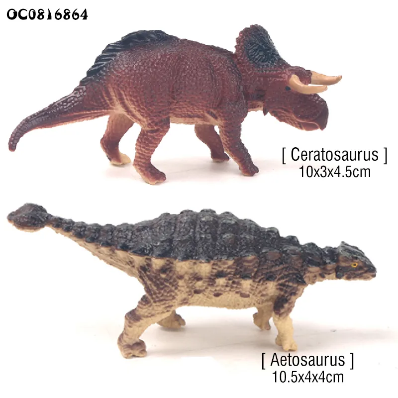 Wholesale Custom Solid Plastic Dinosaur Toy PVC Models Toy for Kids