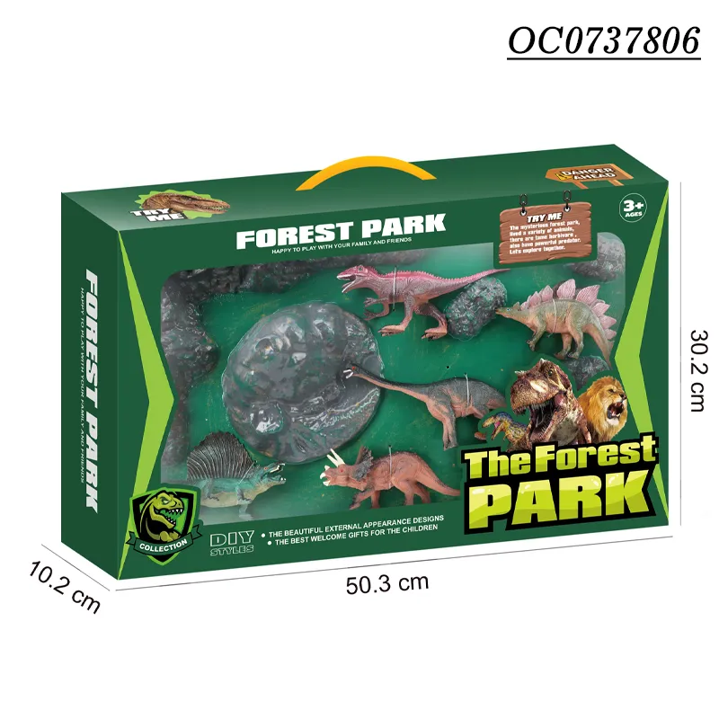 Wholesale Educational Plastic Rubber Animals Dinosaurs Forest Animals PVC Toys