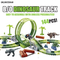 Kids Adventure Electric Slot Toys Boys Race Track Dinosaur Car Set with PVC Dinosaur Toy