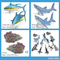 Wholesale PVC Toy Custom Realistic Animal Plastic 3D Fish Model Toys for Children