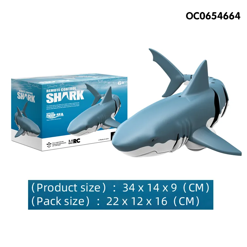 Wholesale Summer Pool Water Children's Remote Control RC Plastic Shark Animals Toys