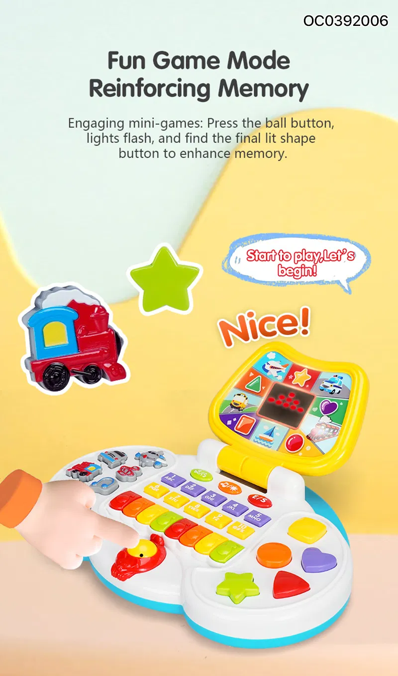 Wholesale Electronic Montessori Educational Plastic Piano Keyboard Music Toys