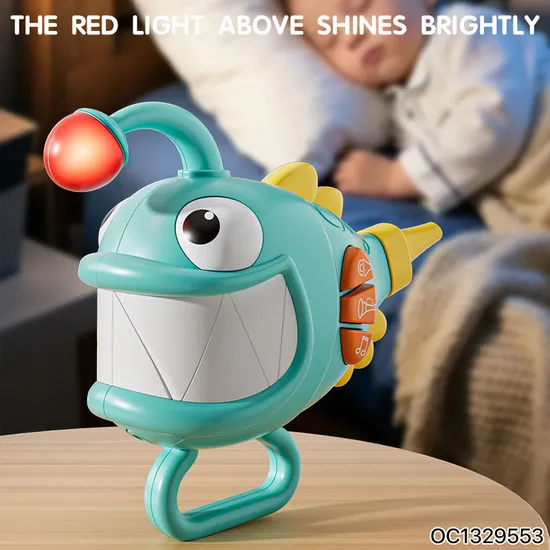 Wholesale Battery Operated Animal Fish Musical Light up Baby Learning Electric Educational Toys