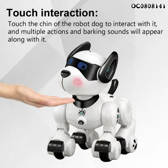 Wholesale Intelligent Smart Interactive Robot Dog Kids Remote Control Dancing Robotic Intelligent Toy Dog