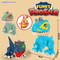 2in1 Mobile Phone Holder Press Button Cute Open Mouth Dinosaur Customizable Toys for Kids Children