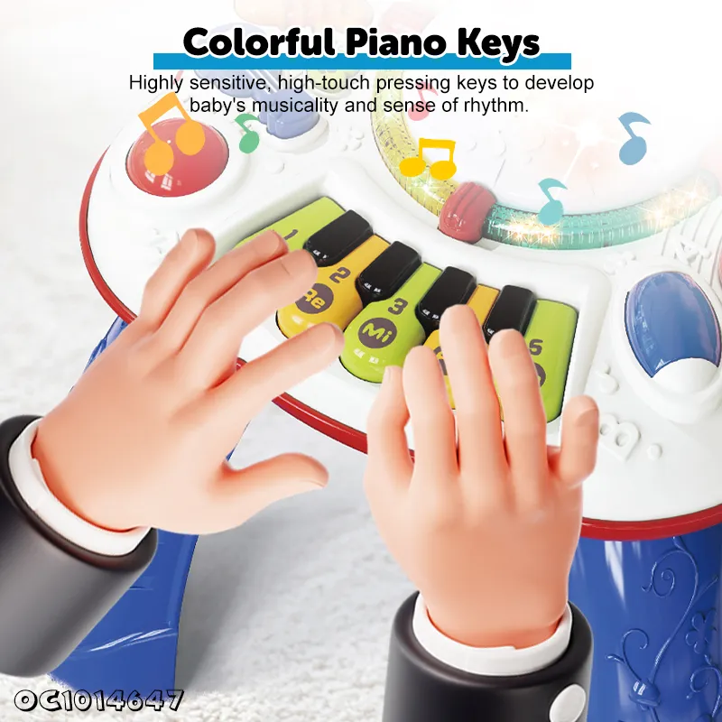 Wholesale Montessori Popular Electronic Plastic Piano Board Montessori Table Activity Educational Toys