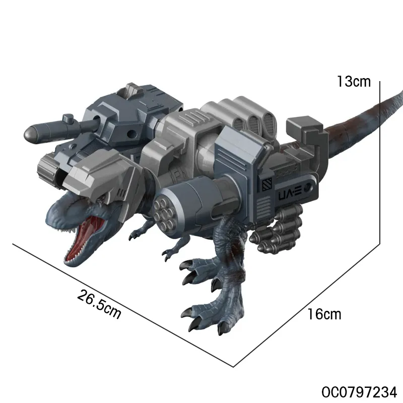 Tank Fight Toy Walking Dinosaur Toy Game with Shooting Gun Toy for Sale