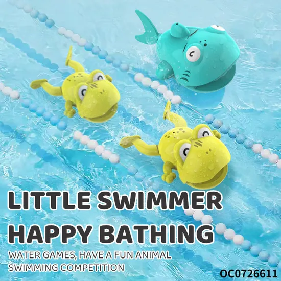 Wholesale Children Water Cute Shower Bath Swimming Plastic Frog Toy