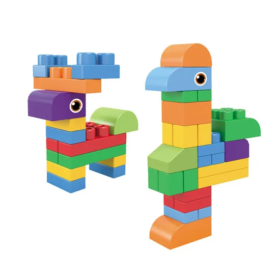 Wholesale Montessori Soft Animal Educational DIY Building Block for Kids
