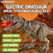 Mist Spray Decompression Lighted up Sound Toys Walking Battery Operate Electric Dinosaur Simulation Games Toy for Children Kids