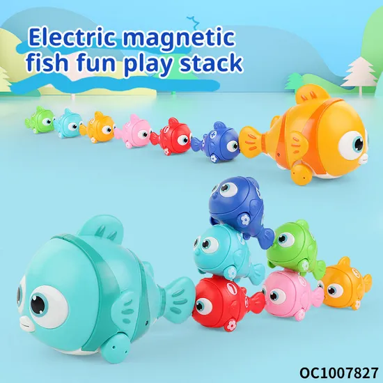 Wholesale Educational Funny Cute Montessori Fishing Water Game Electric B/O Sensory Educational Toys