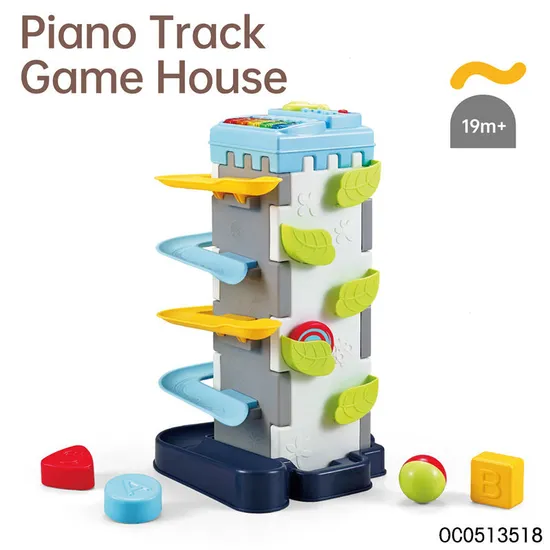 Wholesale Musical Popular Learning Electric Rolling Ball Piano Music and Light Toys for Kids