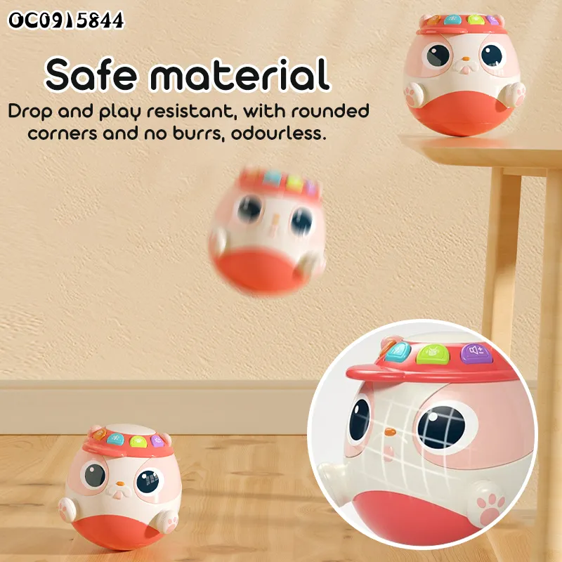 Wholesale Electronic Learning Electronic Piano Hand Drum Musical Instrument Toy with Light and Sound