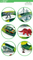 Plastic Dinosaur World Road Toy Car Race Tracks Assembly Toys Color Flexible Toys for Kids