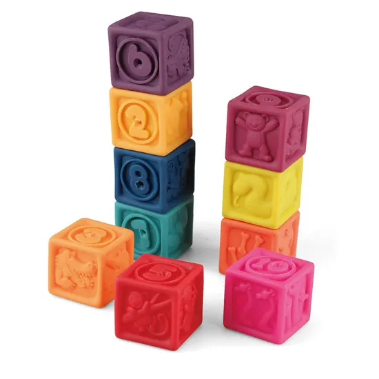Wholesale Good Quality Montessori Soft Building Blocks Baby Toy