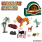Wholesale Montessori Education Popular Cartoon Wild Animals Model Toy for Kids