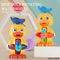 Wholesale Plastic Bathtub Funny Waterwheel Animal Baby Spray Water Bath Toy Duck