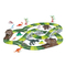 Dinosaur Theme Electric Toy Cars Train Set for Kids with 266PCS Assemble Flexible Multiple Tracks Games Toy with Liqht and Music