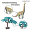Jurassic Realistic Dinosaur PVC Toy Customization Fiqure Manufacturers Long Neck Small Dinosaur 3D Model Kit Toy for Wholesale
