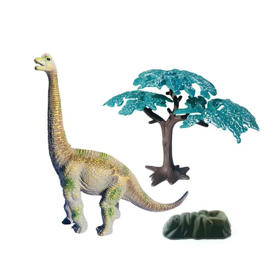Jurassic Realistic Dinosaur PVC Toy Customization Fiqure Manufacturers Long Neck Small Dinosaur 3D Model Kit Toy for Wholesale