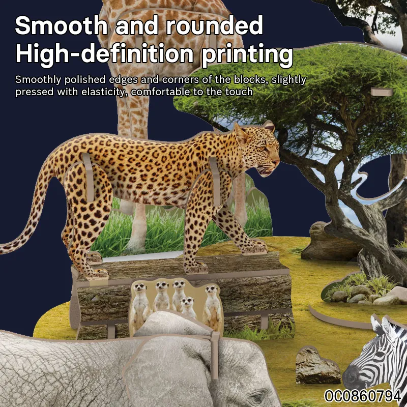 Wholesale Montessori Educational Popular Wild Animals Sets Toy