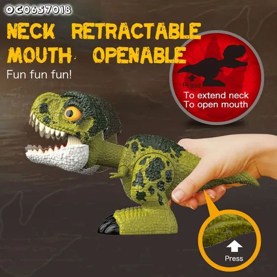 China Promotional Electric 20 Cm Cute Roaring Dinosaur Gift and Models Toy for Children and Kids with Simulation Sound