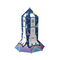 Wholesale Creative Educational Space Rocket Play Tent Plastic House Crazy Construction Building Kit Toy for Kids